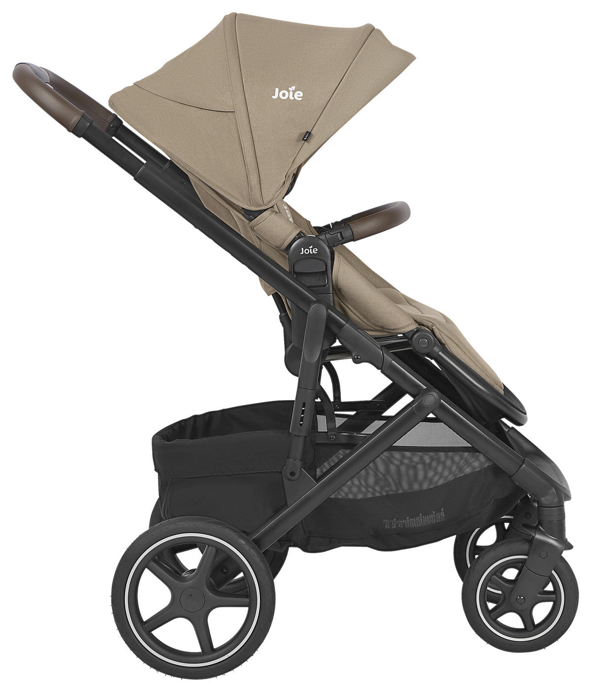 KINDERWAGENSET Elara 4in1  - Beigebraun/Schwarz, Basics, Textil/Metall (64/112/97cm) - Joie