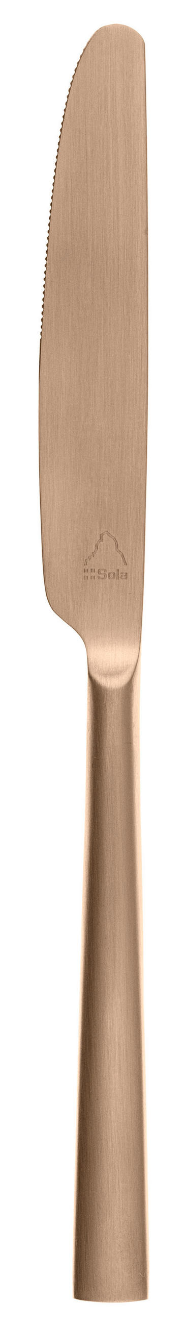 SADA PŘÍBORŮ, nerezová ocel, 24dílné - šampaňská, Basics, kov - Sola
