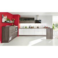 EINBAUKÜCHE MANHATTAN UNI  - Eichefarben/Graphitfarben, Design, Holzwerkstoff - Nolte Küchen