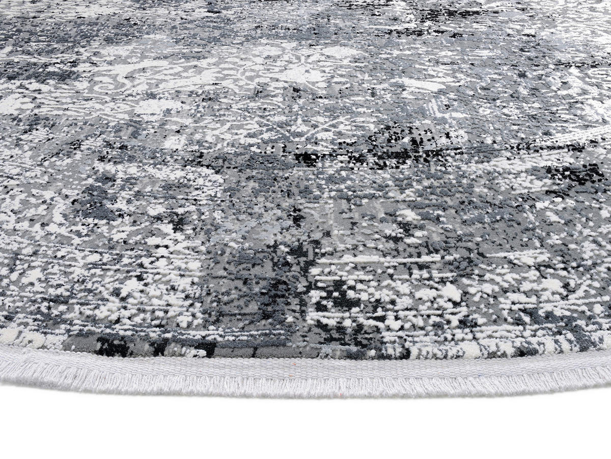 WEBTEPPICH 200/200 cm Avignon Dunkelgrau  - Dunkelgrau, Design, Textil (200/200cm) - Dieter Knoll