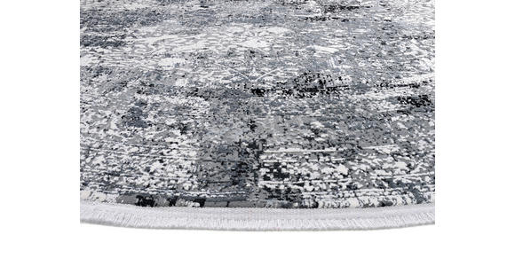 WEBTEPPICH 160 cm Avignon Dunkelgrau rund  - Dunkelgrau, Design, Textil (160cm) - Dieter Knoll