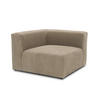 SOFAELEMENT Cord, Mikrofaser Schlammfarben  - Schlammfarben/Schwarz, Design, Kunststoff/Textil (108/69/108cm) - MID.YOU