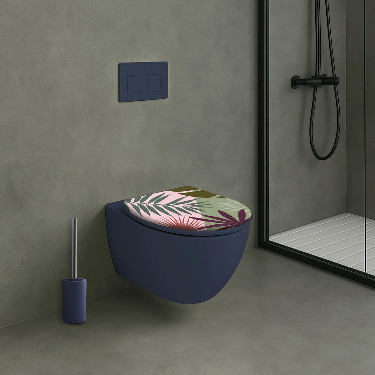 WC-SITZ - Multicolor, Basics, Holzwerkstoff (45/5.6/36cm) - MSV