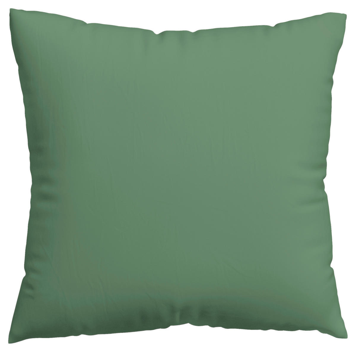 KISSENHÜLLE EASY JERSEY 40/40 cm  - Salbeigrün, Basics, Textil (40/40cm) - Schlafgut