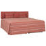 POLSTERBETT 180/200 cm - Rot, Design, Textil (180/200cm) - Ruf
