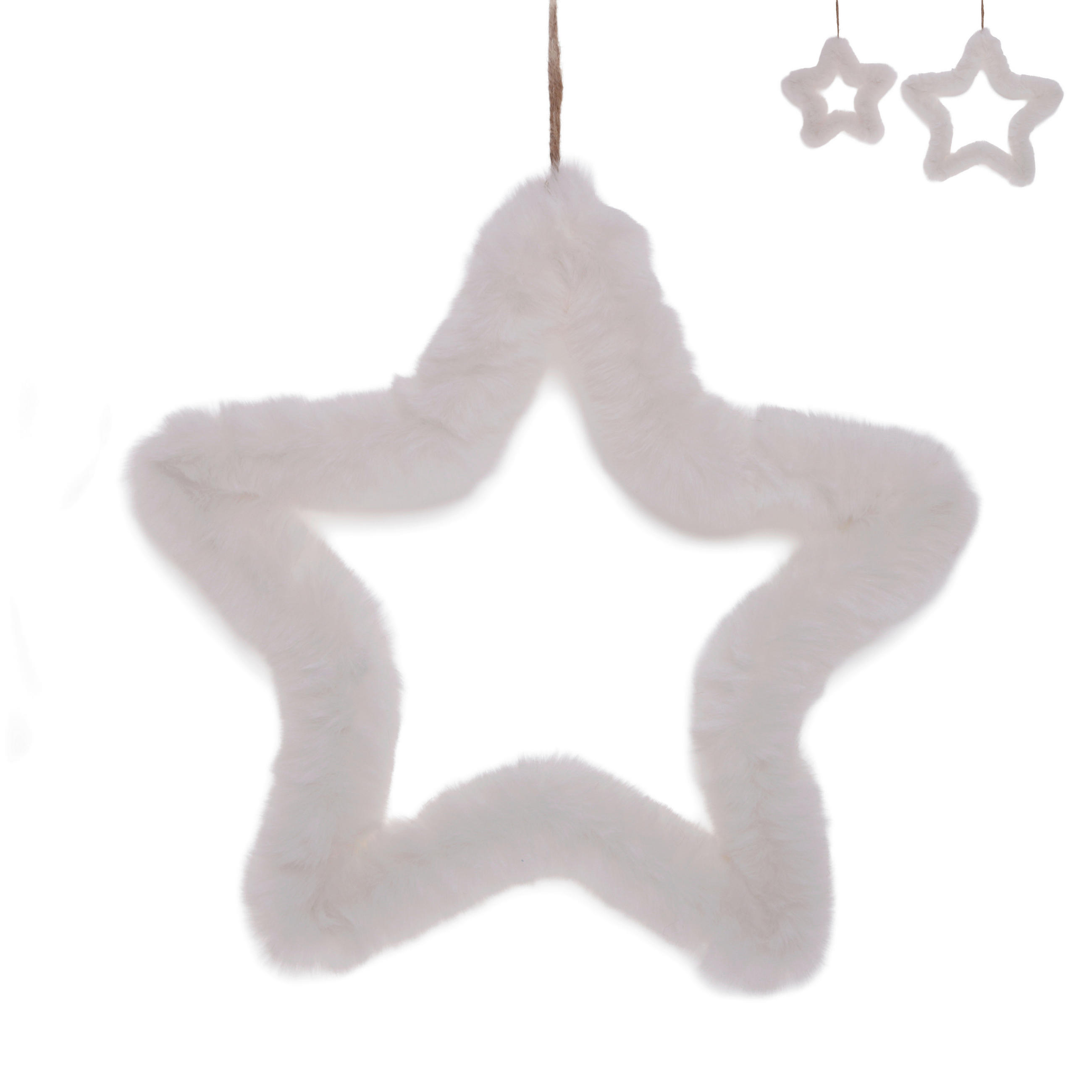 DEKOSTERN - Weiß, Basics, Textil (30/30cm)