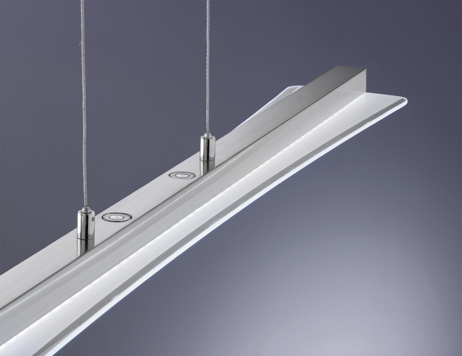 VISEČA LED-SVETILKA  Smash /1800 lm/3000-6500 K/230 V/ - barve niklja/bela, Trend, kovina/steklo (100/150/12cm)