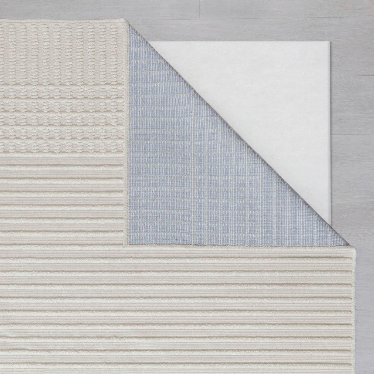 TKANÝ KOBEREC, 120/160 cm, krémová - krémová, Basics, textil (120/160cm)