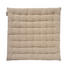 SITZKISSEN Naturfarben 40/40/3 cm - Naturfarben, Basics, Textil (40/40/3cm) - LINUM