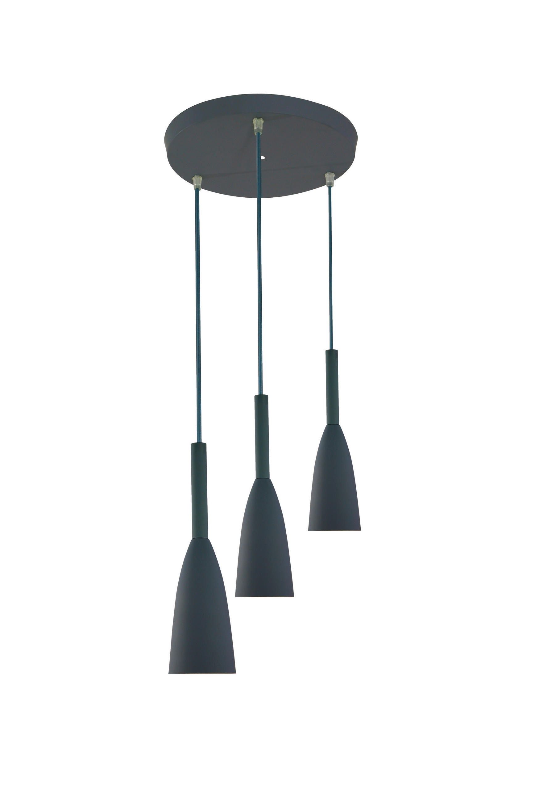 HÄNGLAMPA Solin 30/100 cm  - grå, Basics, metall (30/100cm)