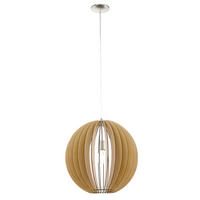 HÄNGELEUCHTE 50/150 cm   - Ahornfarben, LIFESTYLE, Holz/Metall (50/150cm) - Novel