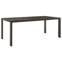 ESSTISCH 200/100/75 cm Nachbildung  Holzwerkstoff in verschiedenen Größen erhältlich, in verschiedenen Holzdekoren erhältlich rechteckig Beigebraun  - Anthrazit/Beigebraun, KONVENTIONELL, Holzwerkstoff/Metall (200/100/75cm) - Musterring