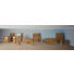KOMMODE Kiefer massiv Honig - Messingfarben/Honig, LIFESTYLE, Holz/Metall (91,5/85/37,5cm) - Landscape