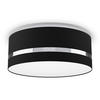 DECKENLEUCHTE Round Lights 53/23 cm   - Chromfarben/Schwarz, Design, Textil/Metall (53/23cm) - Joop!