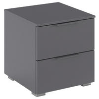 NACHTSCHRANK 40/42/42 cm  - Alufarben/Grau, MODERN, Holzwerkstoff (40/42/42cm) - Rauch Möbel