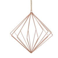 DEKOHÄNGER  - Roségold, Design, Metall (26,5/28cm)