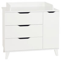 WICKELKOMMODE Michi  - Weiss, Trend, Holz/Holzwerkstoff (109,0/94,0/52,4/71,6cm) - My Baby Lou