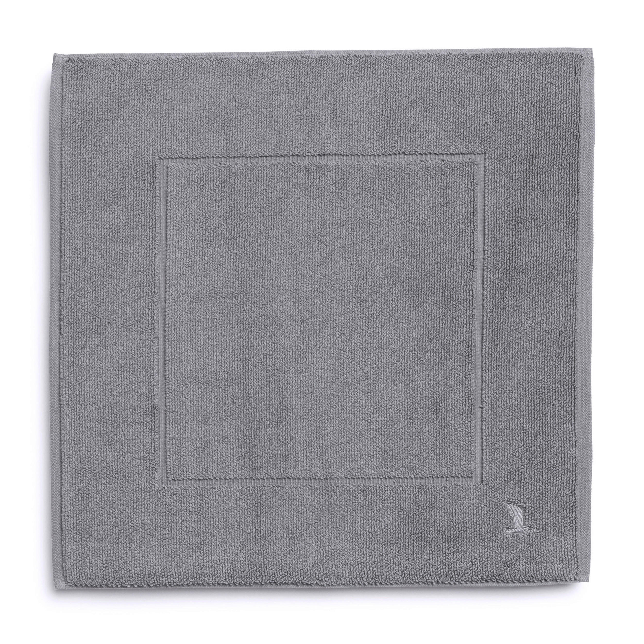 BADTEPPICH Superwuschel Grau 60/60 cm  - Grau, Basics, Textil (60/60cm) - Moeve