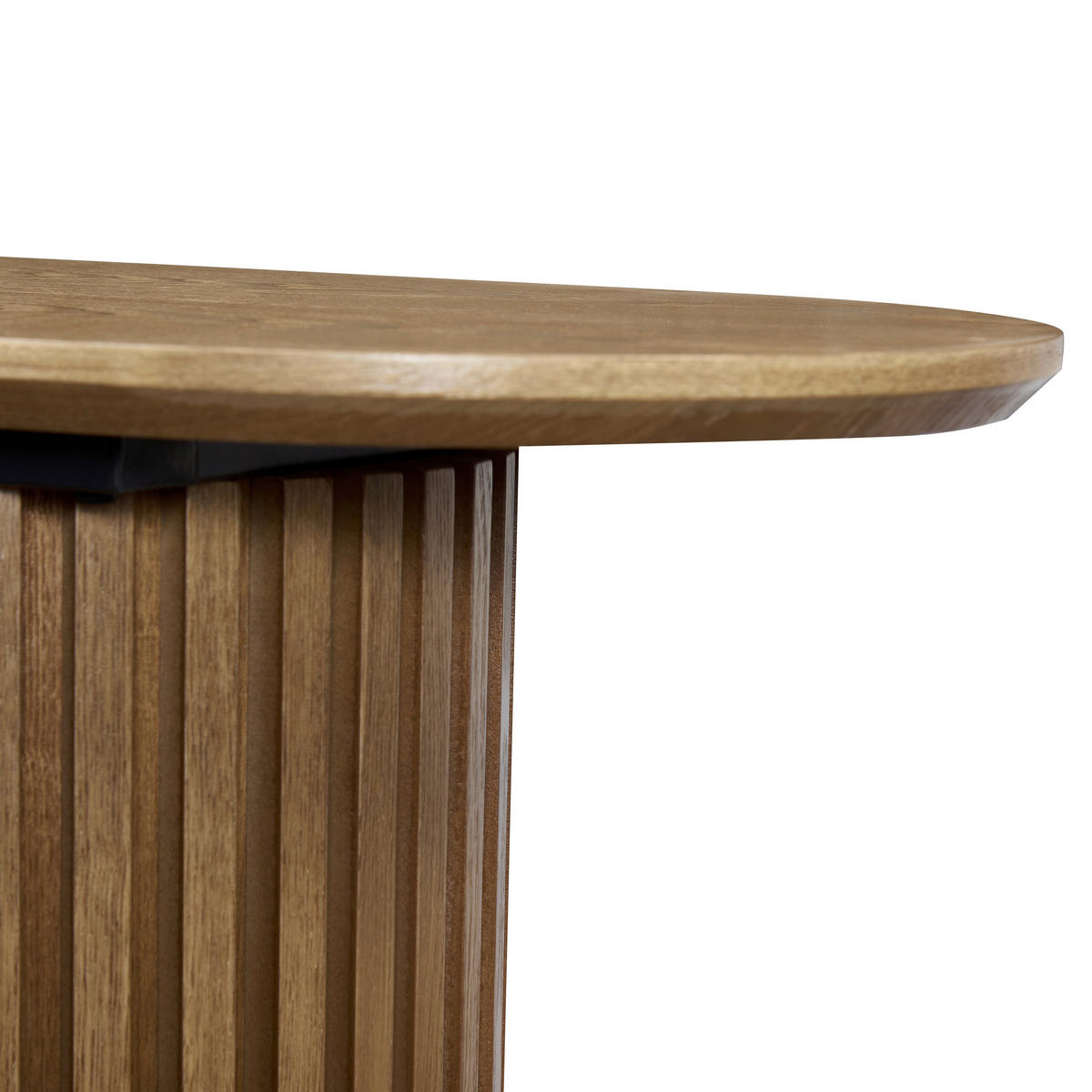 ESSTISCH Weide furniert oval Eichefarben  - Eichefarben, KONVENTIONELL, Holz/Holzwerkstoff (200/75/100cm) - MID.YOU