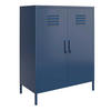 HIGHBOARD Bradford  in 79/100/39 cm  - Blau, Design, Metall (79/100/39cm) - MID.YOU