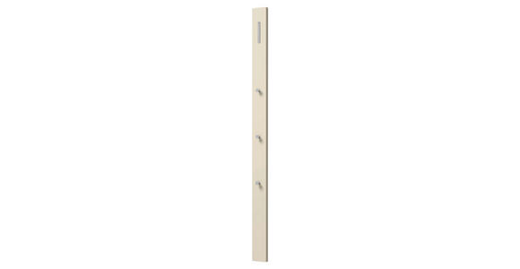 GARDEROBE 2-teilig  in 90/185/33 cm  - Sandfarben, Design, Glas/Holzwerkstoff (90/185/33cm) - Moderano