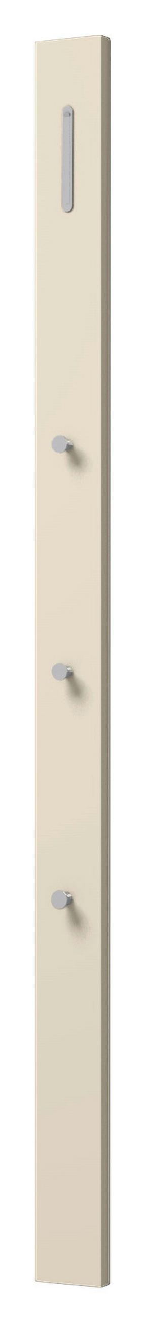 GARDEROBE 2-teilig  in 90/185/33 cm  - Sandfarben, Design, Glas/Holzwerkstoff (90/185/33cm) - Moderano