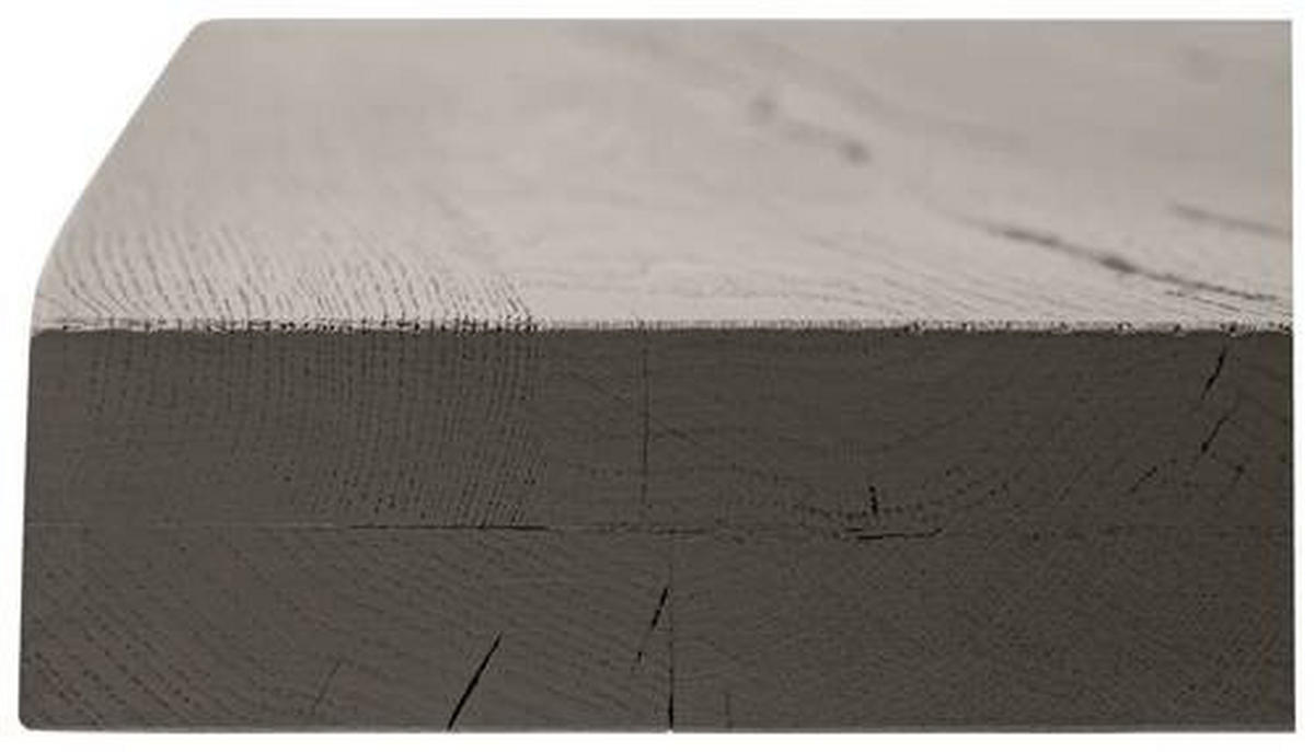 TISCHPLATTE in Holz 170/90/6 cm   - Eichefarben/Grau, Design, Holz (170/90/6cm) - Waldwelt