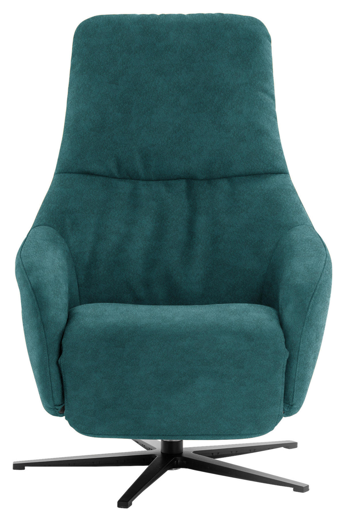 RELAXSESSEL in Textil Opal  - Opal/Schwarz, Design, Textil/Metall (77/108/95cm) - Chilliano