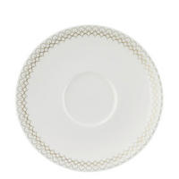 TANJURIĆ ZA ŠALICU    16 cm  Jade Glam   - bijela/zlatne boje, Basics, keramika (16cm) - Rosenthal