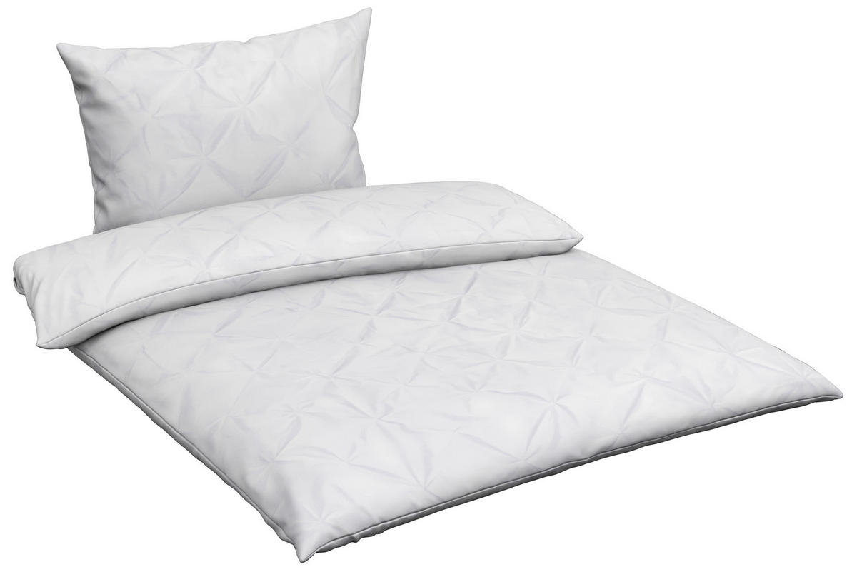 POSTELJINA INTERIOR CHICK 140/200 cm bela  - bela, Konvencionalno, tekstil (140/200cm) - Novel