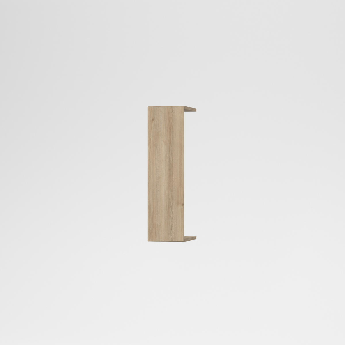 Hézagkitöltő léc magas elemhez - tölgyfa színű, Basics, fa (20/215/32cm) - Carryhome