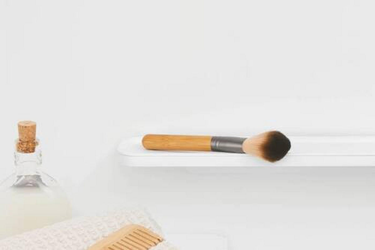 BADEZIMMERREGAL 42.1/4.4/8.6 cm  - Weiß, Basics, Metall (42.1/4.4/8.6cm) - Brabantia