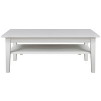 COUCHTISCH in Holz 116/70/45 cm  - Weiß, Natur, Holz (116/70/45cm) - Linea Natura