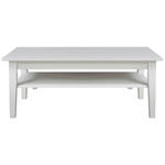 COUCHTISCH in Holz 116/70/45 cm  - Weiß, Natur, Holz (116/70/45cm) - Linea Natura