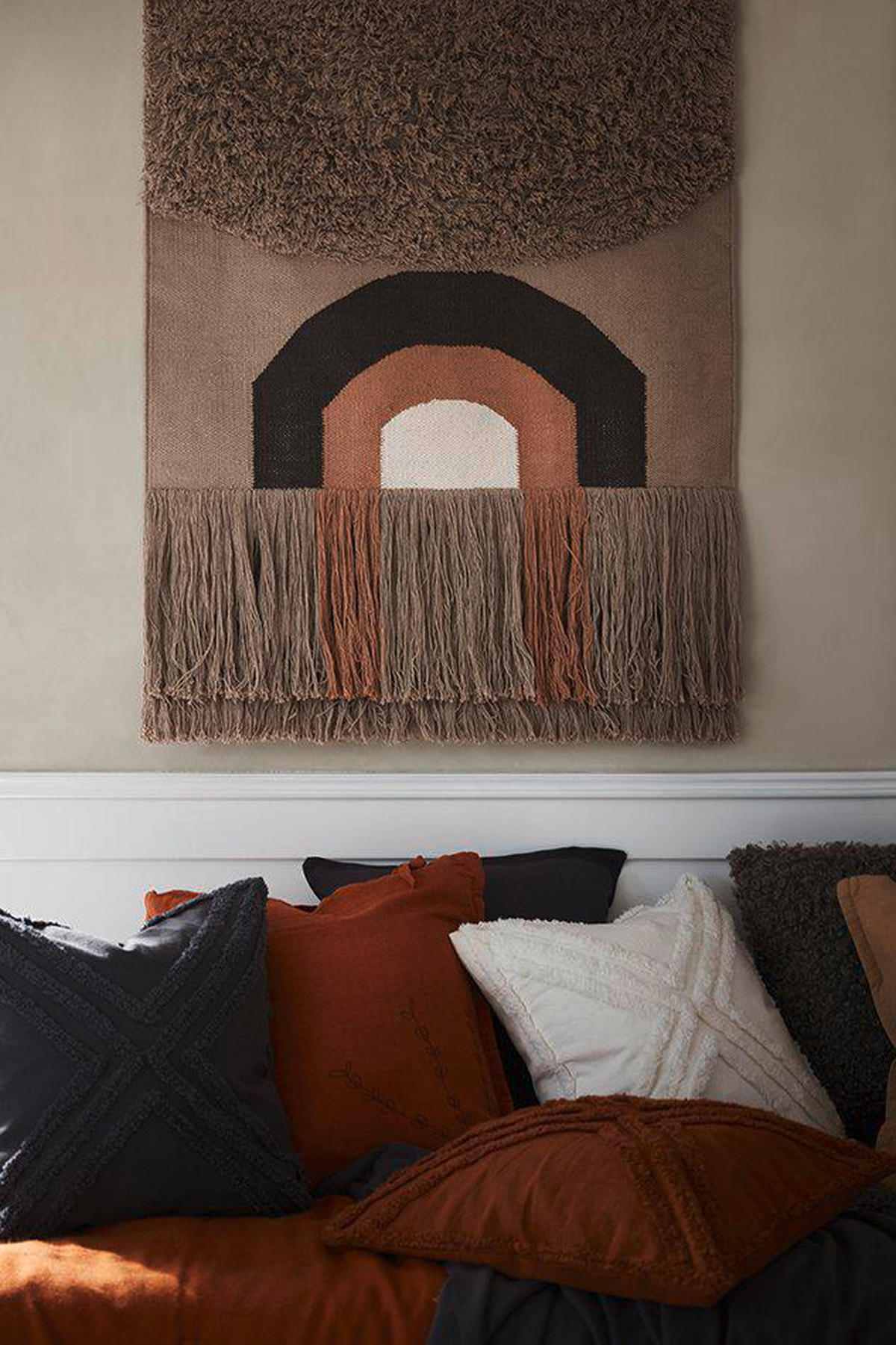 WANDTEPPICH  - Hellbraun, Basics, Textil (80/105cm) - Svanefors