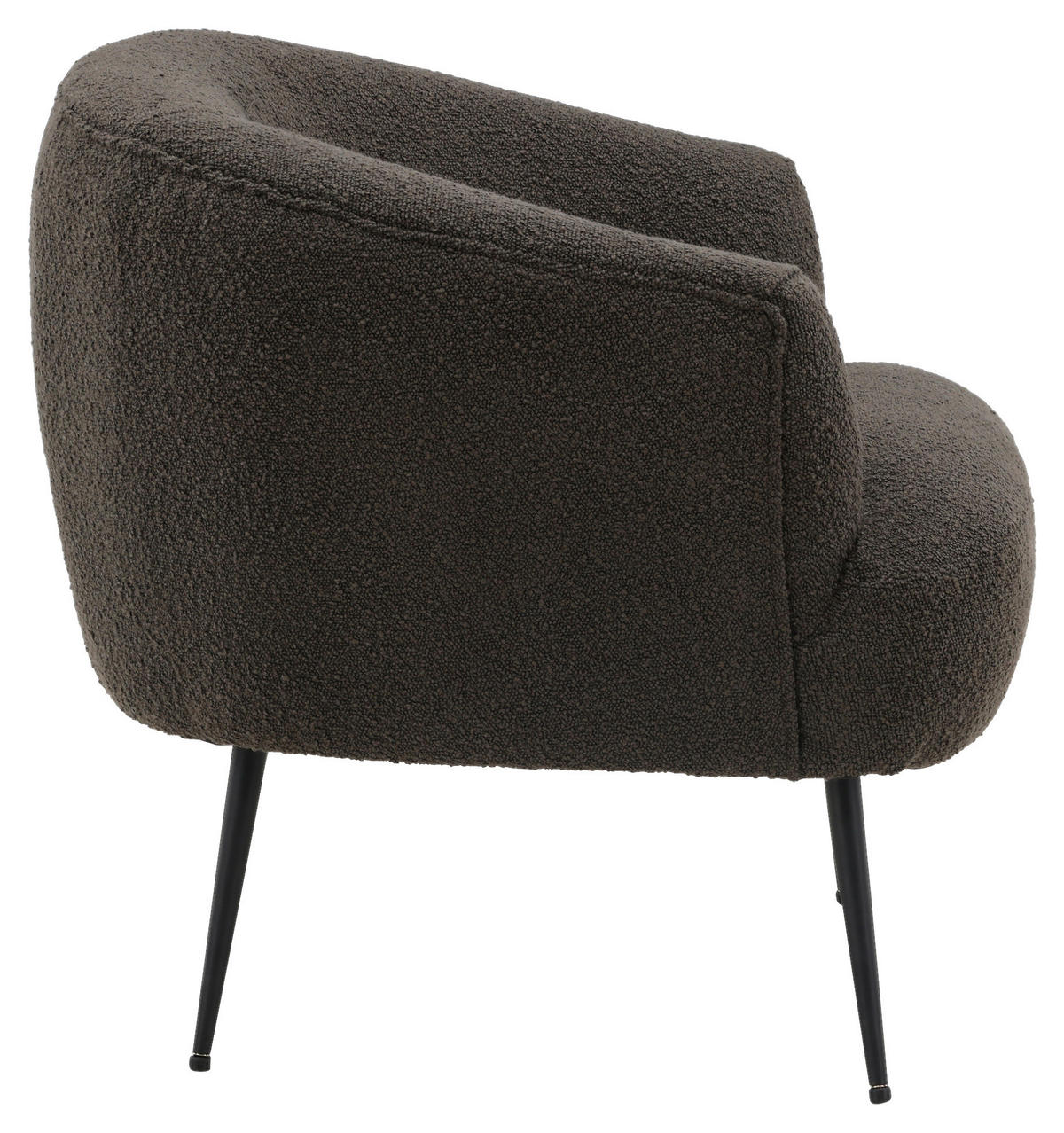 SESSEL in Schwarz  - Schwarz, Design, Textil/Metall (70/68,5/79cm) - Livetastic
