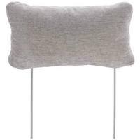 KOPFSTÜTZE in Chenille  - Grau, Modern, Textil/Metall (49/12/26cm) - Carryhome