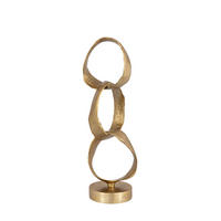 SOCHA - zlatá, Design, kov (18/48/15cm) - Ambia Home