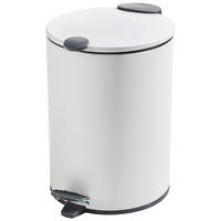 KOSMETIKEIMER 3 l  Metall  - Schwarz/Weiß, Basics, Kunststoff/Metall (17/23cm) - Kela