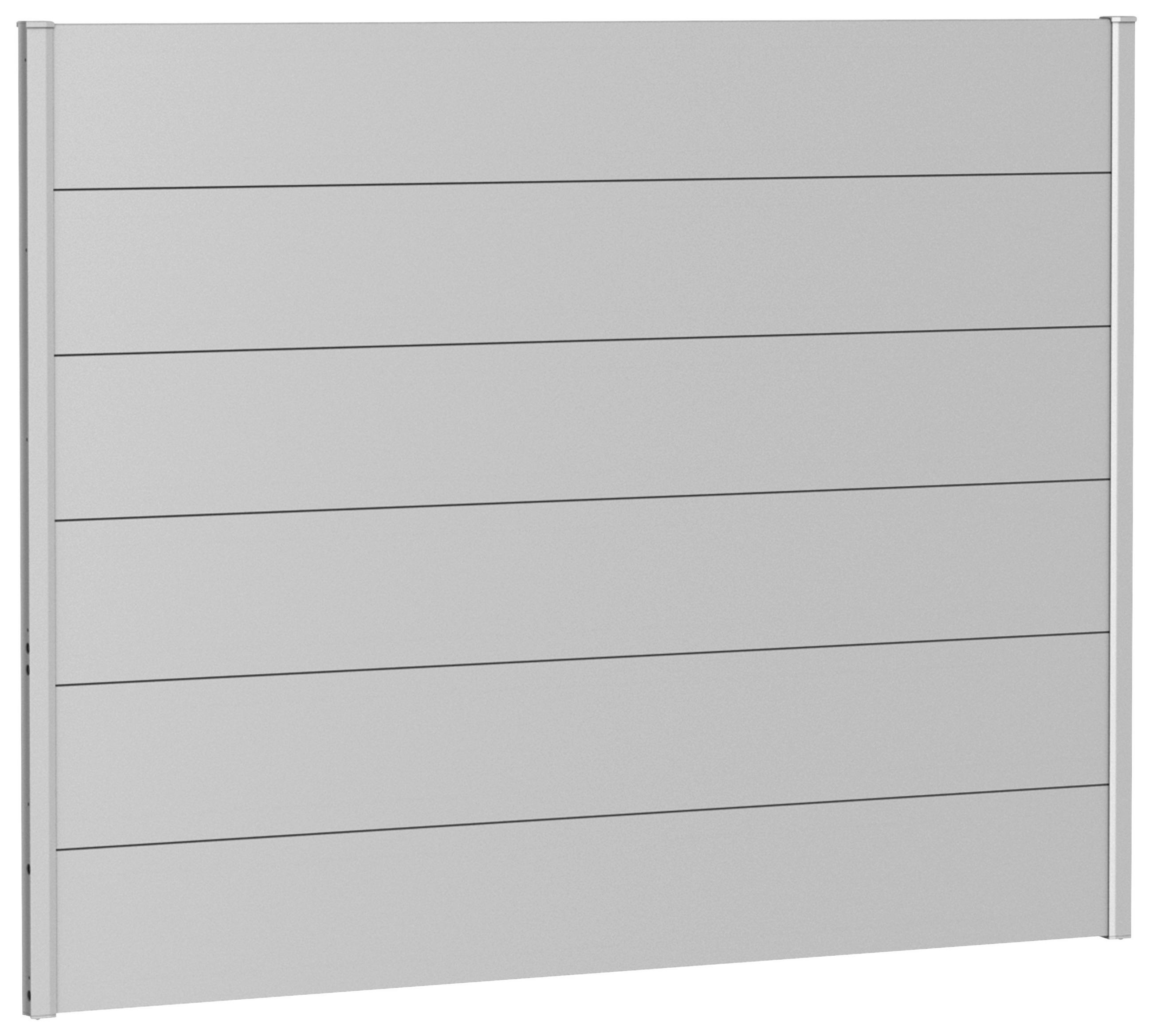 SICHTSCHUTZ - Silberfarben, Basics, Metall (180/137/4,4cm) - Biohort