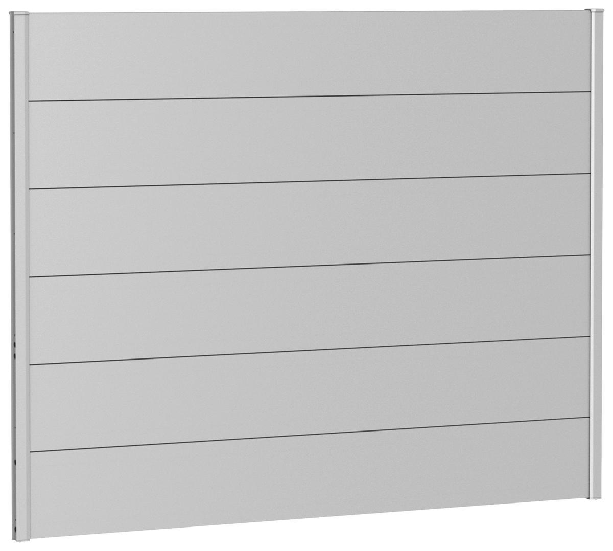 SICHTSCHUTZ - Silberfarben, Basics, Metall (180/137/4,4cm) - Biohort