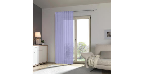 FERTIGVORHANG transparent - Lila, Basics, Textil (135/245cm) - Esposa