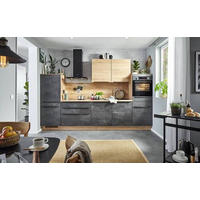 EINBAUKÜCHE 371  - Braun, Design, Holzwerkstoff - Celina