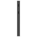 GARDEROBENPANEEL  in 13/160/3 cm  - Anthrazit, Design, Holzwerkstoff (13/160/3cm) - Novel