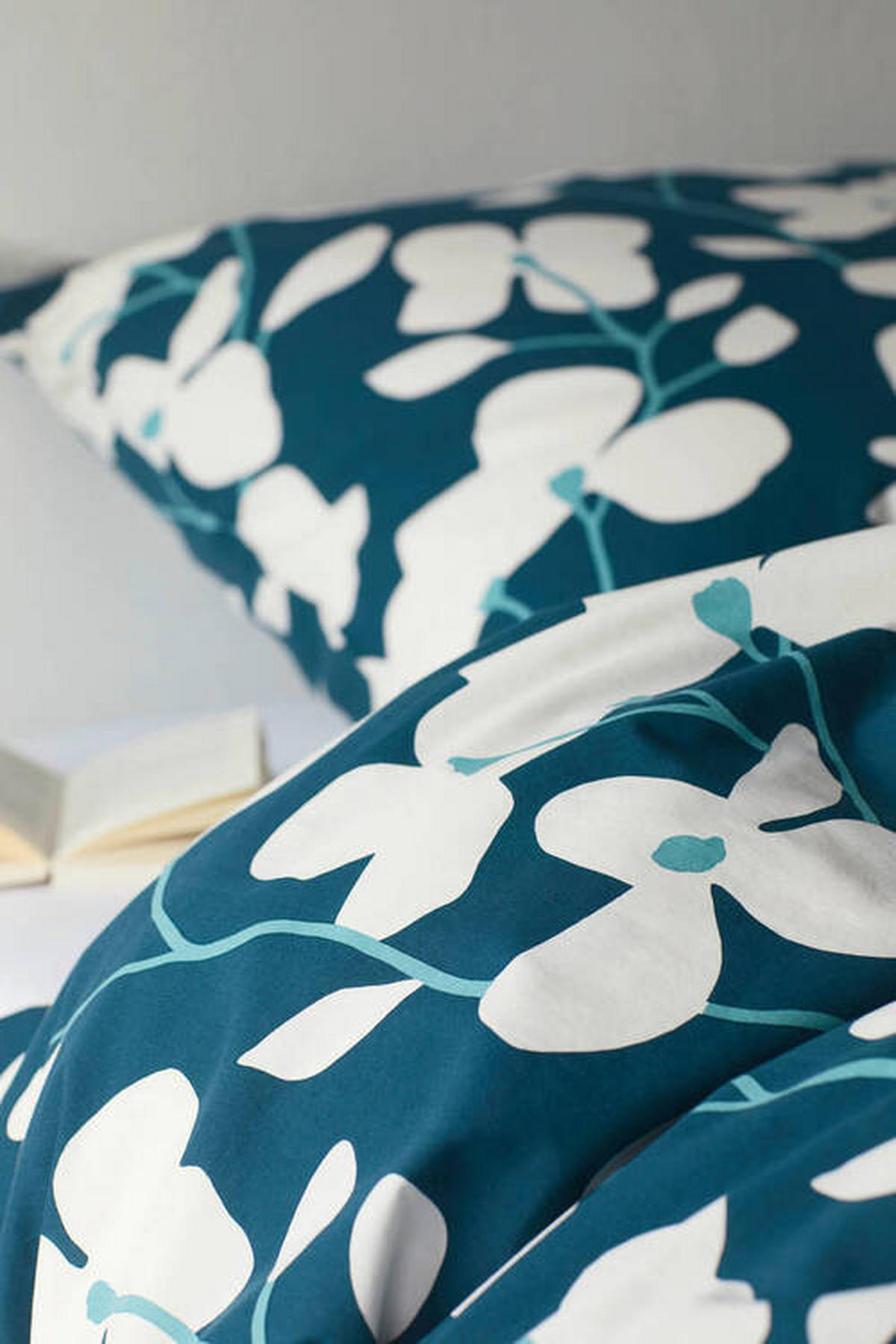 BETTWÄSCHE Twine Perkal 240/220 cm  - Petrol, Basics, Textil (240/220cm) - Yes for bed