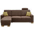 WOHNLANDSCHAFT in Textil Braun - Eichefarben/Braun, KONVENTIONELL, Holz/Textil (163/248cm) - Beldomo System WOHNLANDSCHAFT in Textil Braun - Eichefarben/Braun, KONVENTIONELL, Holz/Textil (163/248cm) - Beldomo System