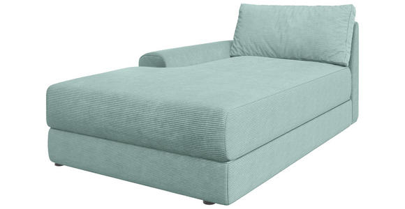 BIGSOFA Cord Salbeigrün  - Salbeigrün/Schwarz, MODERN, Kunststoff/Textil (117/93/190cm) - Carryhome