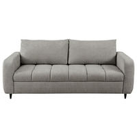 2,5-SITZER Flachgewebe Dunkelgrau  - Dunkelgrau/Schwarz, Design, Holz/Textil (209/88/101cm) - Lomoco