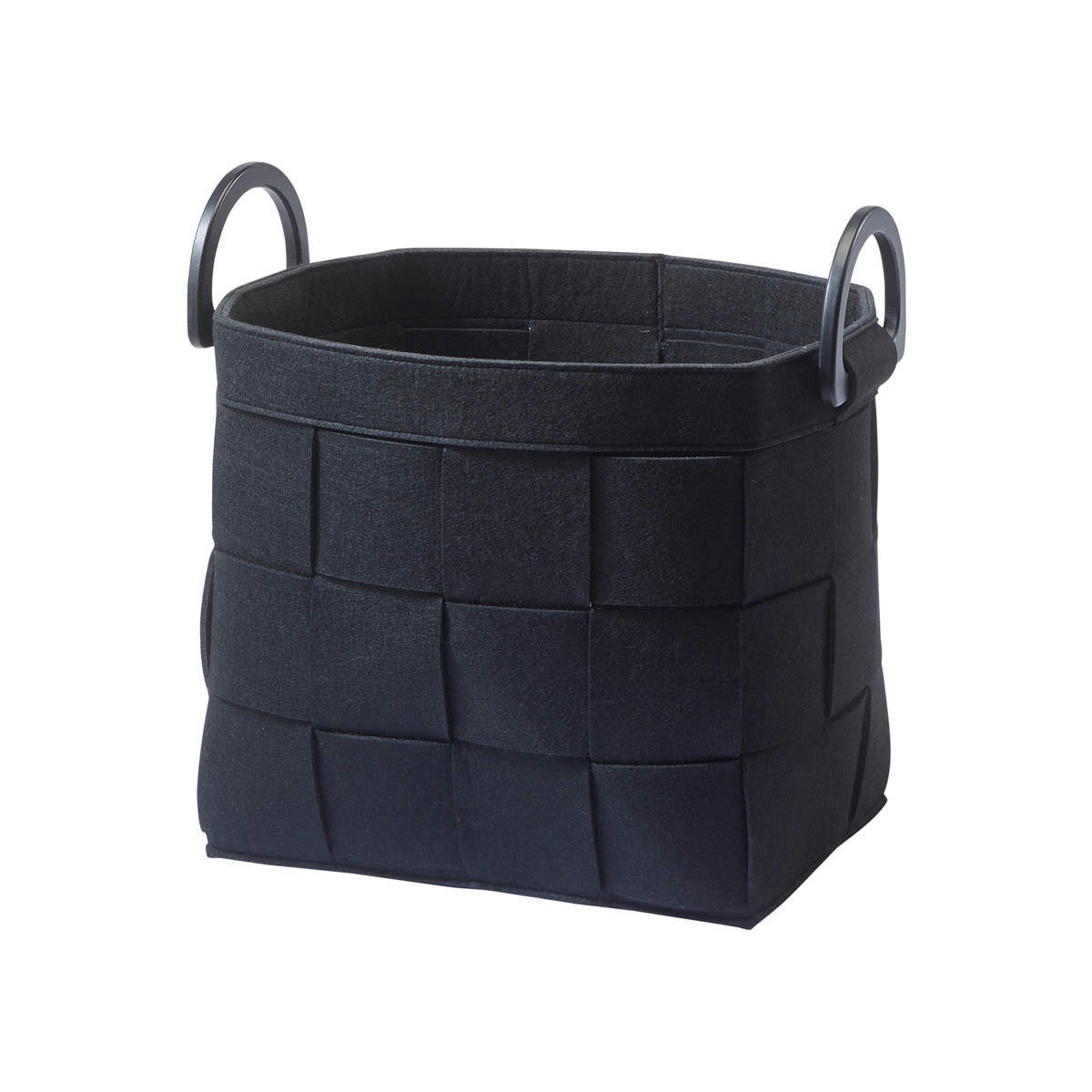 AUFBEWAHRUNGSKÖRBCHEN  - Schwarz, Basics, Textil (34/25.5/32cm) - Aquanova