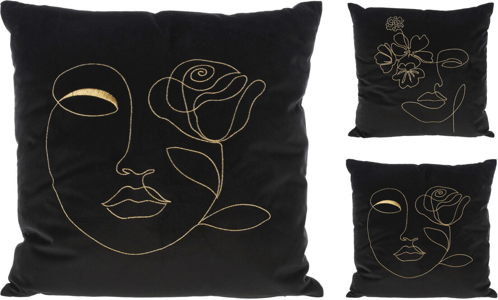 PERNĂ DECORATIVĂ  - Basics, textil (45/45/6cm)
